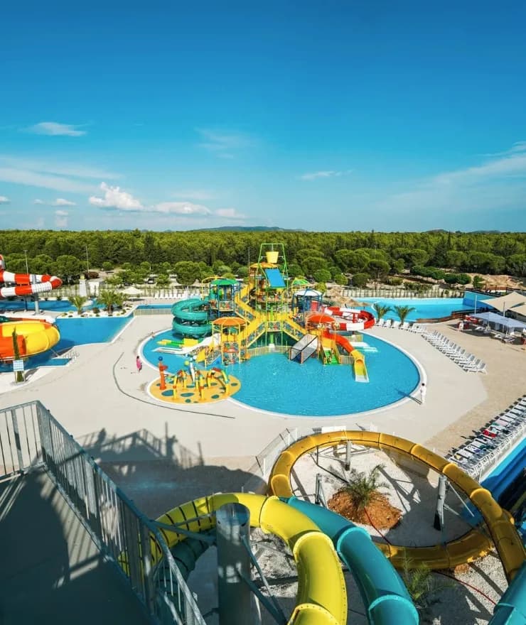 Dalmaland amusement park with family rides and attractions